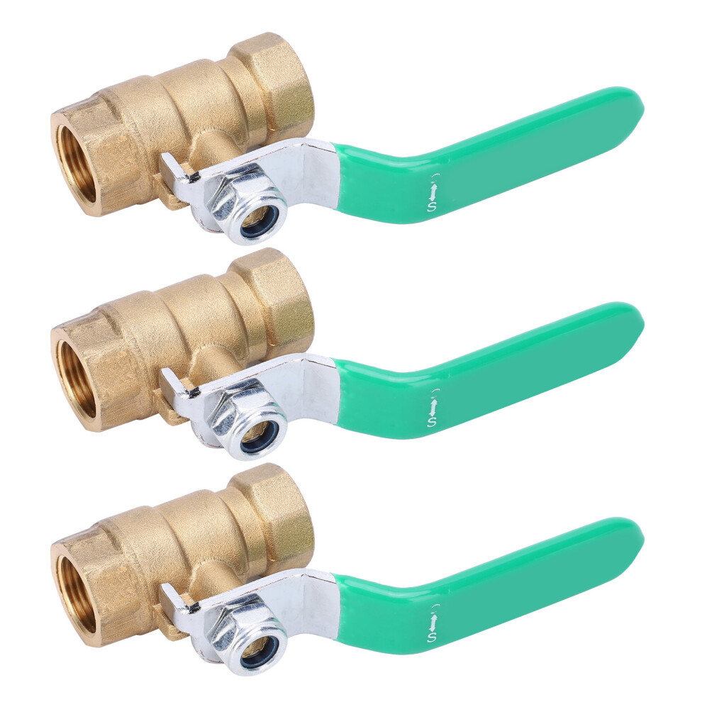 3/8in Brass Ball Valve Double Corrosion Resistant