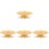 4pcs Dried Fruit Tray Snack Storage Cake Display Plate 2