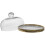 Ceramic Covered Dessert Plate Cake Dome 9