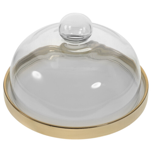 Ceramic Covered Dessert Plate Cake Dome