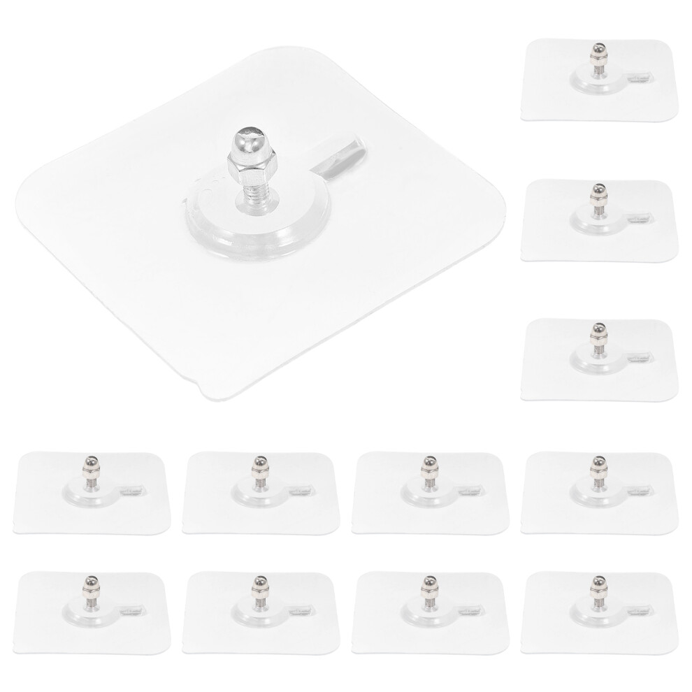 36 Pcs Adhesive Wall Hooks Kitchen Seamless Sticky Hooks 3183128768162