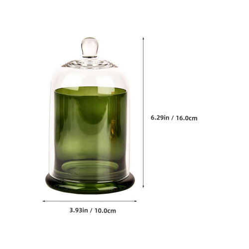 2 Sets Glass Aroma Cup Dust-Proof Cover 1