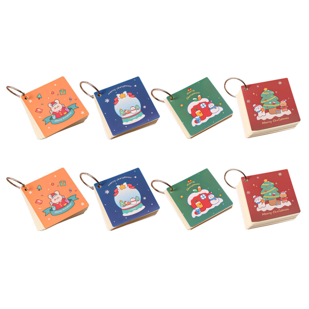 8pcs Christmas Pocket Notepads Portable Student Stationery-image-OPC-PKCDNB7-NEW