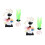 8 Pcs Glowing Artificial Coral Aquarium Plants Decor 9