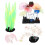 8 Pcs Glowing Artificial Coral Aquarium Plants Decor 1