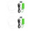 2 Sets USB Aquarium Air Pump Silent Oxygen Pump 5