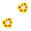 2pcs Artificial Sunflower Wedding Ring Pillow Without Ring 3