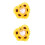 2pcs Artificial Sunflower Wedding Ring Pillow Without Ring 5
