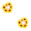 2pcs Artificial Sunflower Wedding Ring Pillow Without Ring 6