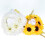2pcs Artificial Sunflower Wedding Ring Pillow Without Ring 10
