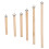 18 Pcs Parrot Stands Wooden Perch Grinding Claw Sticks 2