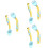 3 Sets Baby Fork Spoon Training Tableware 6