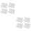 8 Pcs Fish Tank Cover Holder Acrylic Support Bracket 6