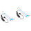 2 Pcs LED Aquarium Frame Lamp Fish Tank Bracket Plant Light 4
