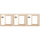 3pcs Double Sided Rotating Wood Picture Frame with Lamp 6