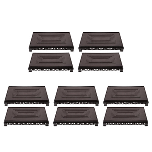 10 Pcs Plastic Plant Stand Riser Display Shelf for Crafts Vases 2