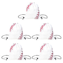 20 Pcs Baseball Basketball Drawstring Sports Bag
