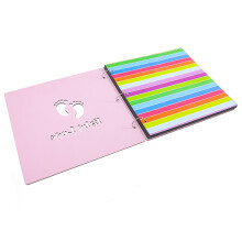2pcs Baby Photo Book DIY Wooden Picture Album
