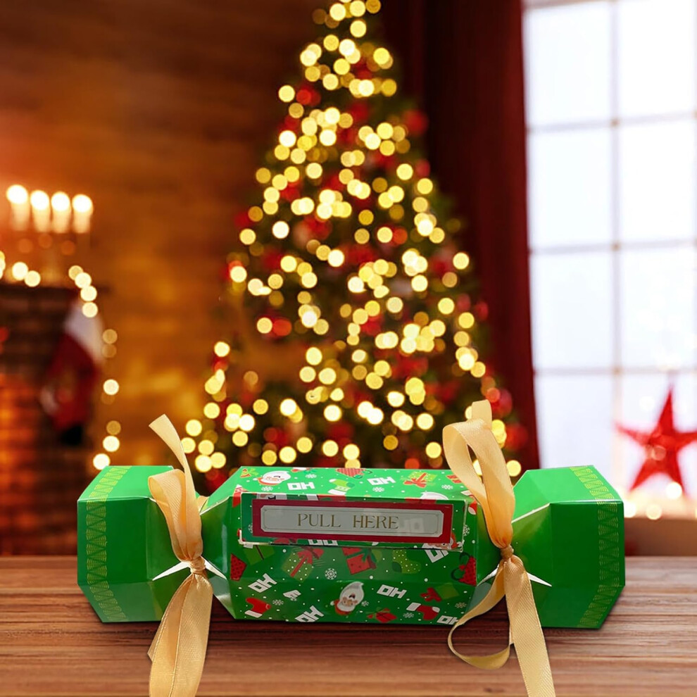 (B) Christmas Decorations Promotion Christmas Surprise Money Pull Pouch Surprise Money Pulling Handbag 2024 Xmas Gift Decorative Xmas Decor Ornaments Part