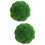 2 Pcs Simulated Moss Ball Decor 20cm Green 7
