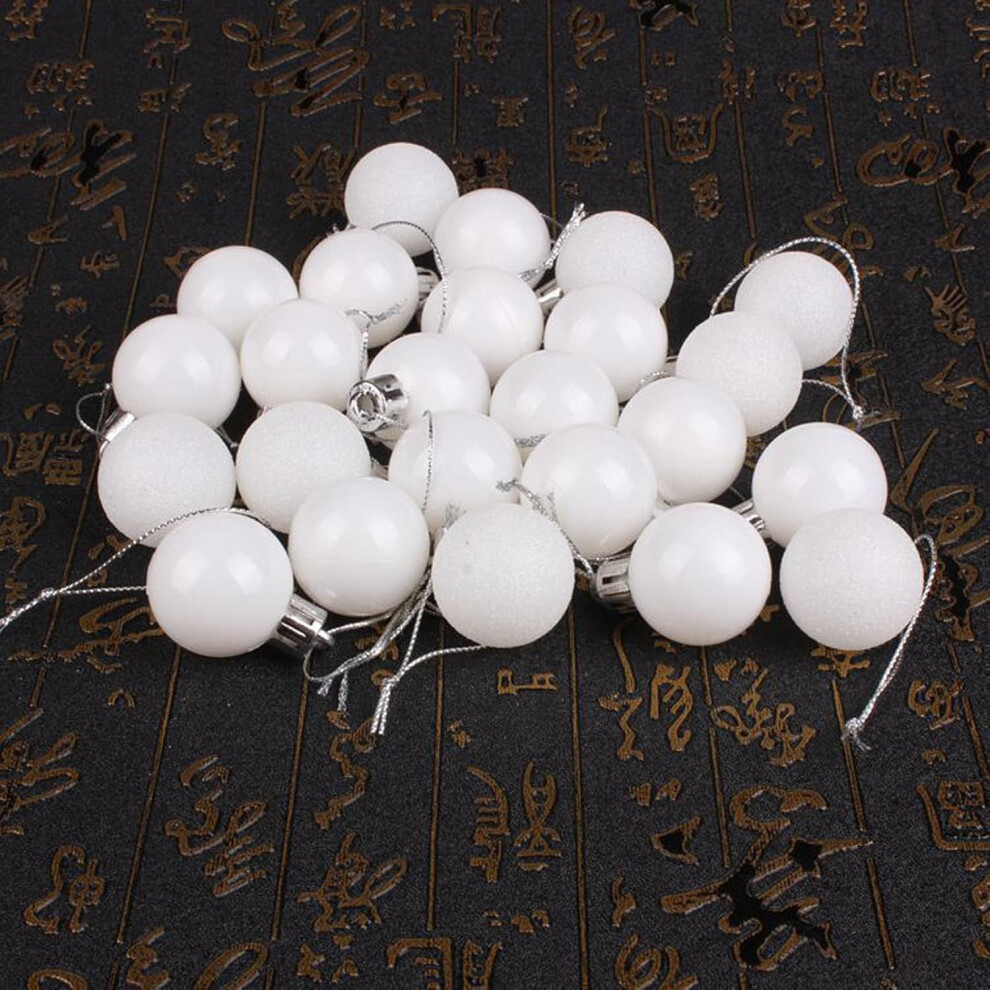 (H) Christmas Decorations Promotion 3cm Christmas Tree L Bauble Hanging Home Party Ornament Decor Christmas Ornaments Xmas Gifts for Family Friends Ha