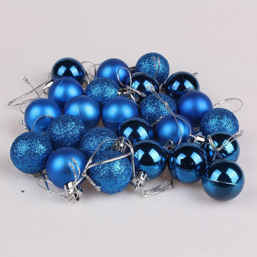 (O) Christmas Decorations Promotion 3cm Christmas Tree L Bauble Hanging Home Party Ornament Decor Christmas Ornaments Xmas Gifts for Family Friends Ha