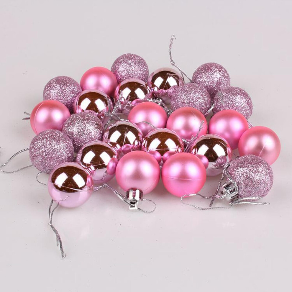 (J) Christmas Decorations Promotion 3cm Christmas Tree L Bauble Hanging Home Party Ornament Decor Christmas Ornaments Xmas Gifts for Family Friends Ha