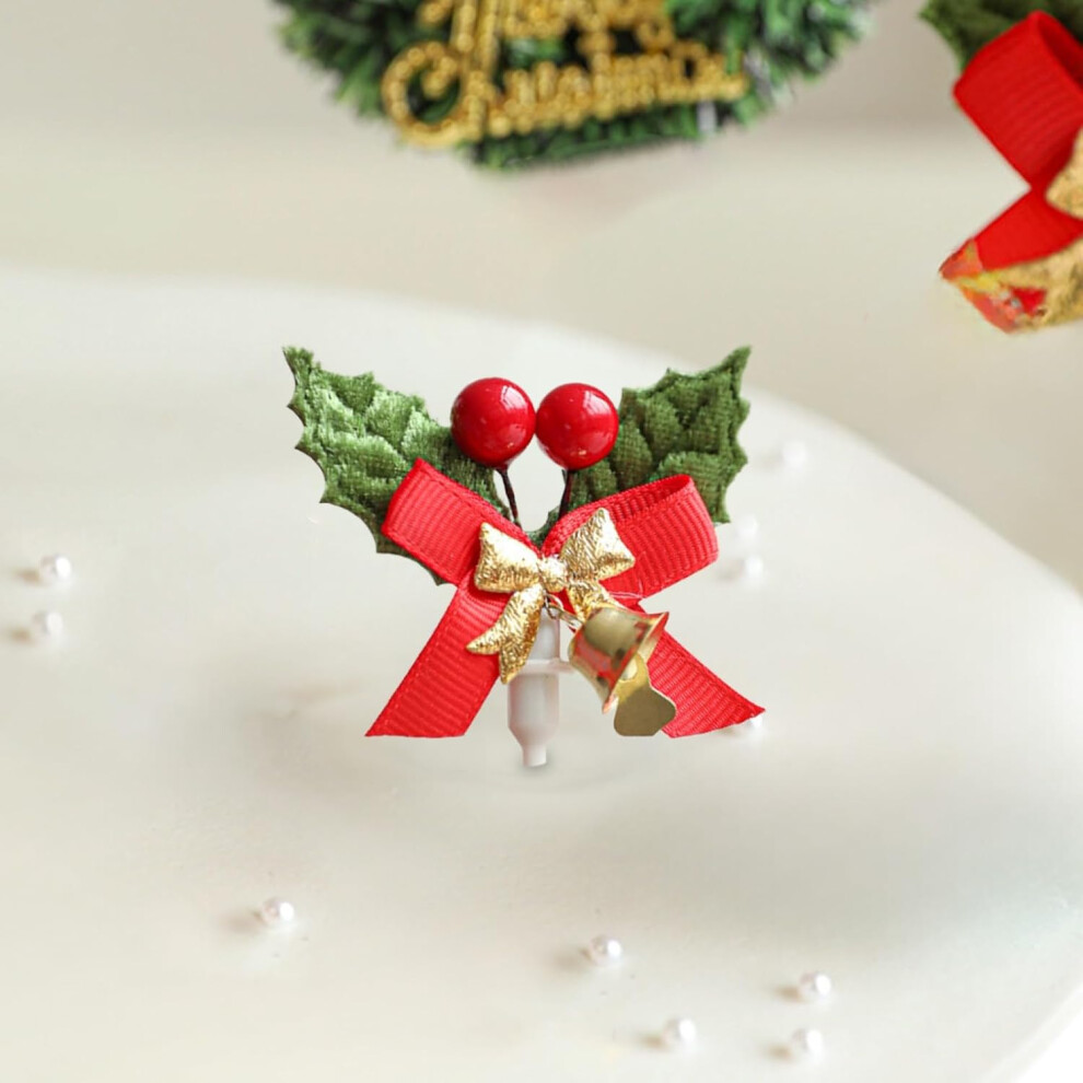 (Ee) Christmas Ornament Decorations Christmas Birthday Cake Decoration Insert Father Christmas Christmas Tree Wreath Three-dimensional Decorations Orn