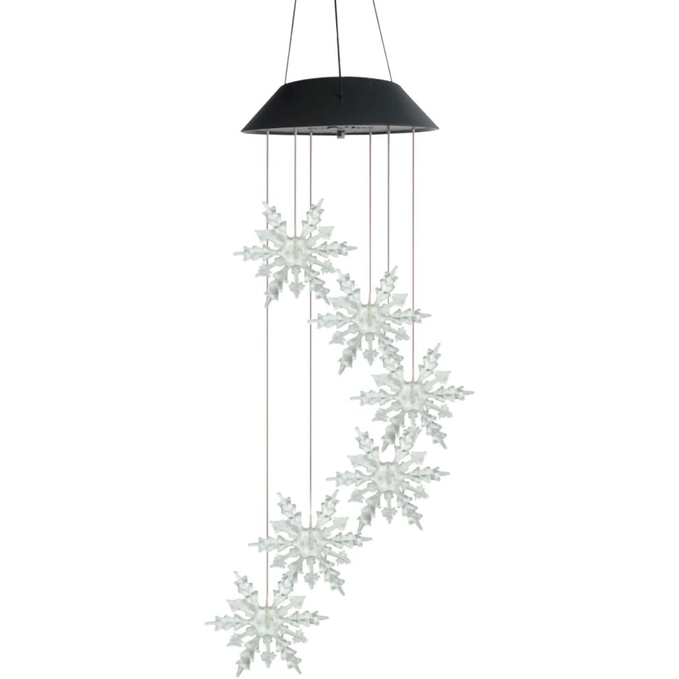 Christmas Ornament Decorations Clearance Christmas Garden Decoration Christmas Snowflake Wind Chime Pendant Home Ornaments Christmas Holiday Party Dec