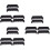 6 Pcs Plastic Plant Stand Riser Display Shelf for Crafts Vases 7