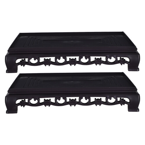 6 Pcs Plastic Plant Stand Riser Display Shelf for Crafts Vases