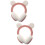 2pcs Bear Earmuff Winter Warm Furry Ear Warmer 7