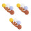 12 Pcs DIY Wool Felt Ice Cream Cone Garland Making Kit 4