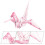 5pcs Acrylic Origami Crane Model Desktop Ornament Gift 7