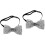 2pcs Men Rhinestone Bow Tie Wedding Party Bowtie 6
