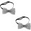 2pcs Men Rhinestone Bow Tie Wedding Party Bowtie 8