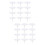 200 Pcs Plastic Cake Decorating Nails Flower Needle for DIY Cooking 6