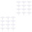 200 Pcs Plastic Cake Decorating Nails Flower Needle for DIY Cooking 3