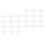 200 Pcs Plastic Cake Decorating Nails Flower Needle for DIY Cooking 4