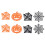 24 Pcs Halloween Felt Coasters Party Decorations 1
