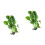 2pcs Artificial Underwater Plant Aquarium Ornament 4