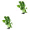 2pcs Artificial Underwater Plant Aquarium Ornament 3