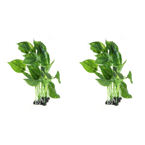 2pcs Artificial Underwater Plant Aquarium Ornament 1