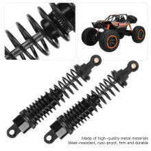 2 Stück Metall RC Stoßdämpfer 65mm/85mm/100mm, Schwarz