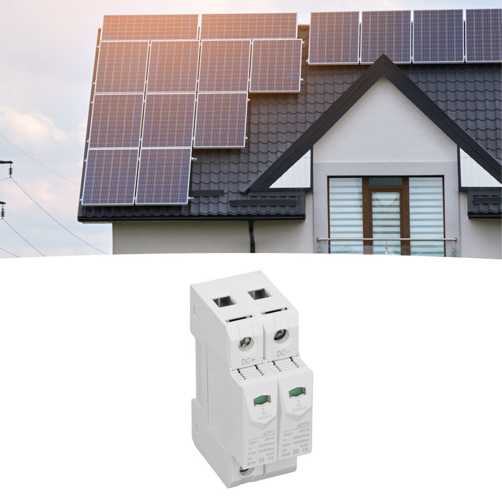 Reliable Pv 500V Dc 40Ka Surge Protector For Photovoltaic Systems 8731346786656