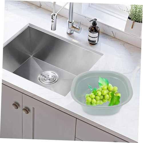 Square Thickened Plastic Wash Basin 10L for Household Use Lightweight Multipurpose Dish Pan Compact Space Saving Design 2