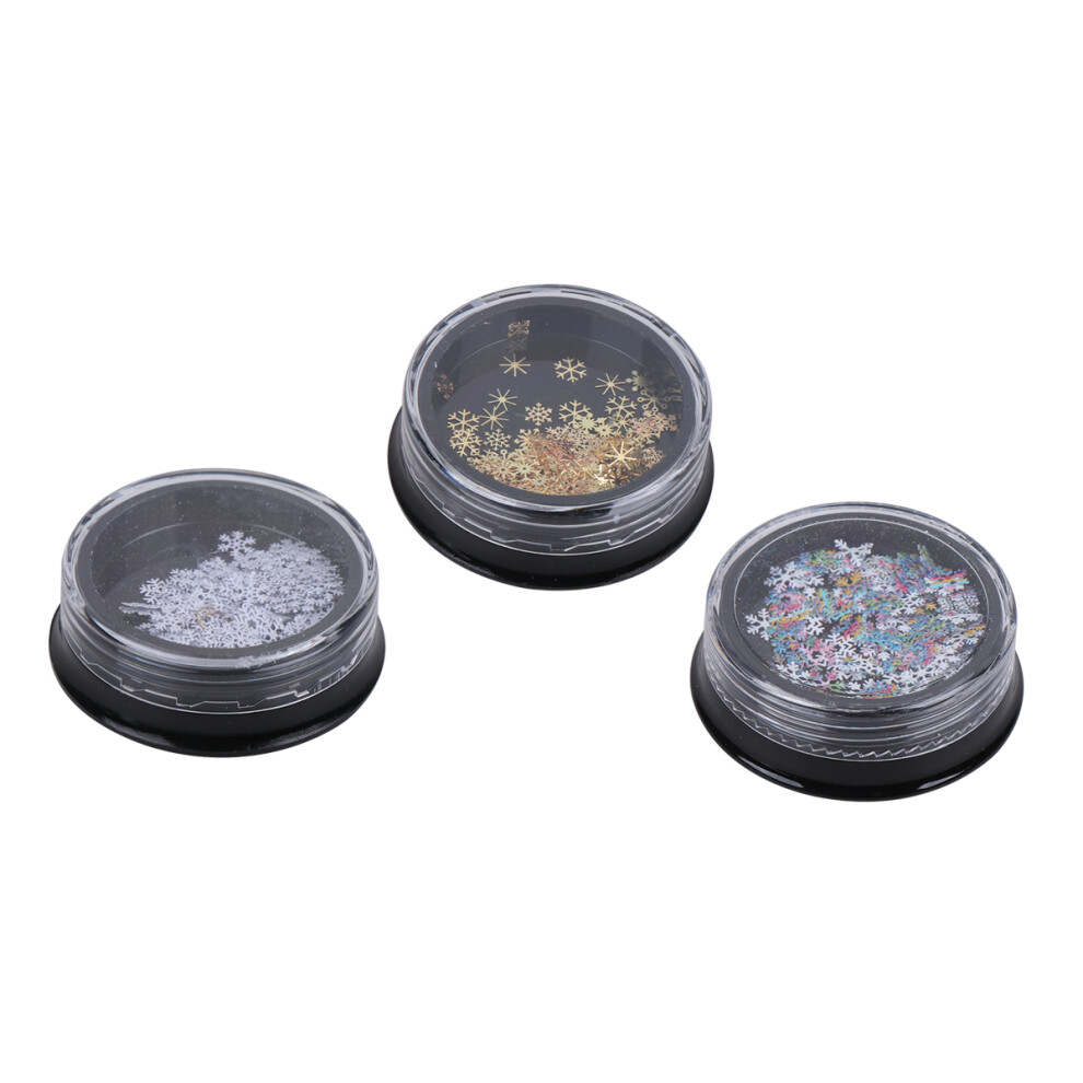 Iplusmile Christmas Nail Art Snowflake Sequins Paillettes