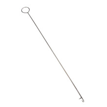 Stainless Steel Sewing Turner Hook for Turning Fabric Tube Strap Belt - DIY Tool for Handmade Projects, 12 Inch Length