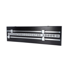 Solid Wood Billiard Score Board 2 Track Space Saving Aluminum Alloy
