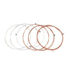 6 Pieces Steel Core Folk Guitar 6 String Replacement Sets